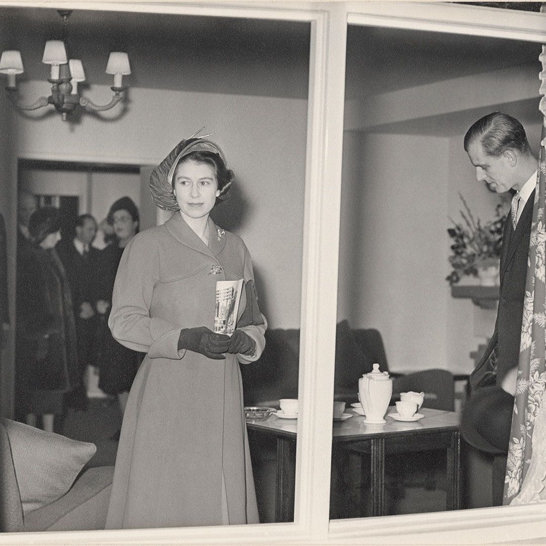 HRH Queen Elizabeth II at The Ideal Home Show
